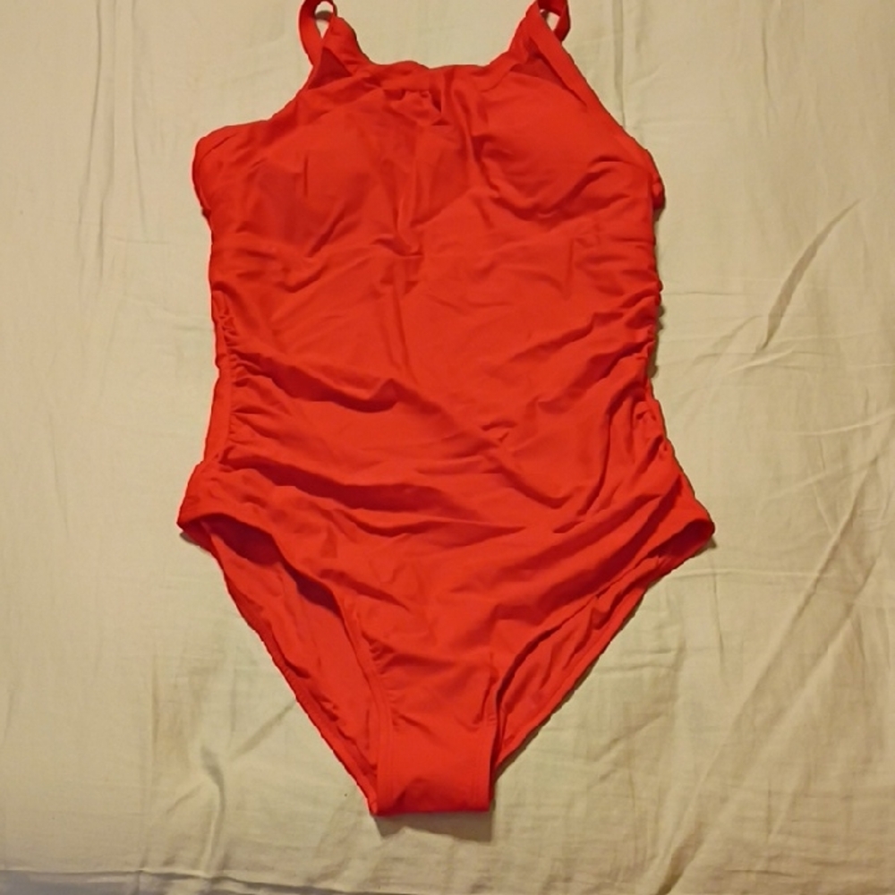 Women's Vibrant Red One Piece Swimsuit